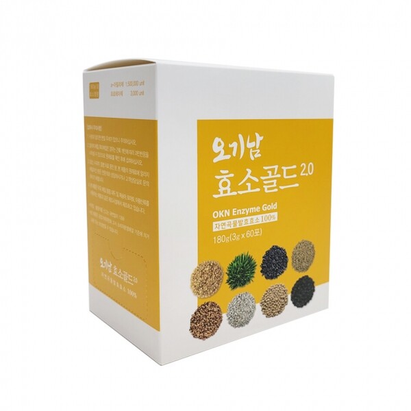 오기남차가버섯,오기남 효소골드 2.0 (60포 180g) 소화 곡물 발효효소 분말